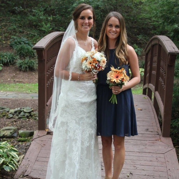 Navy blue dress - Picture 4 of 4
